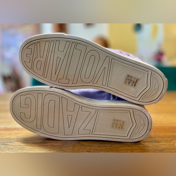 Zadig & Voltaire | High Flash Canvas Purple | Sneaker | Women’s US 9 - Picture 5 of 8